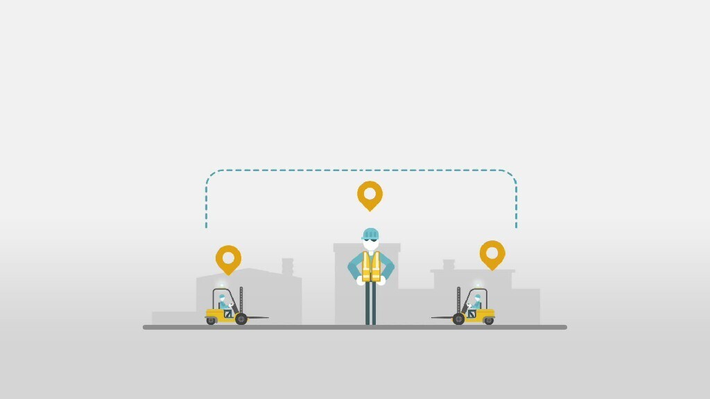 a motion video describing safety instructions in the factory