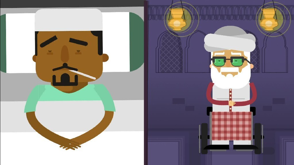 فيديو متحرك يشرح فائدة الصلاة وكيفية الصلاة 