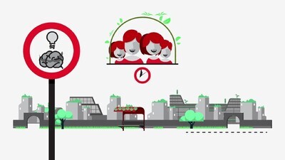 a motion video for smart cities