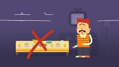 a motion video describing fasting in islam