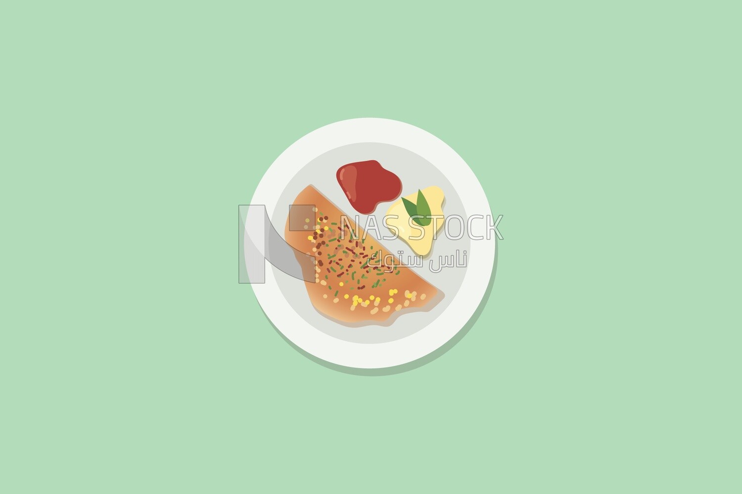 Breakfast plate