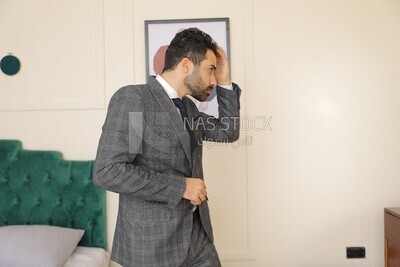 a man wearing a suit