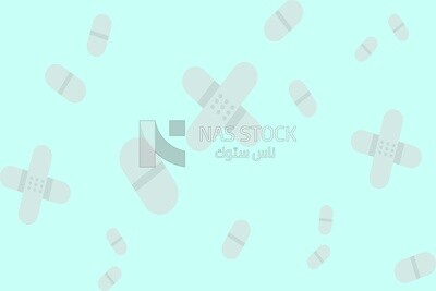 Medical bandage background