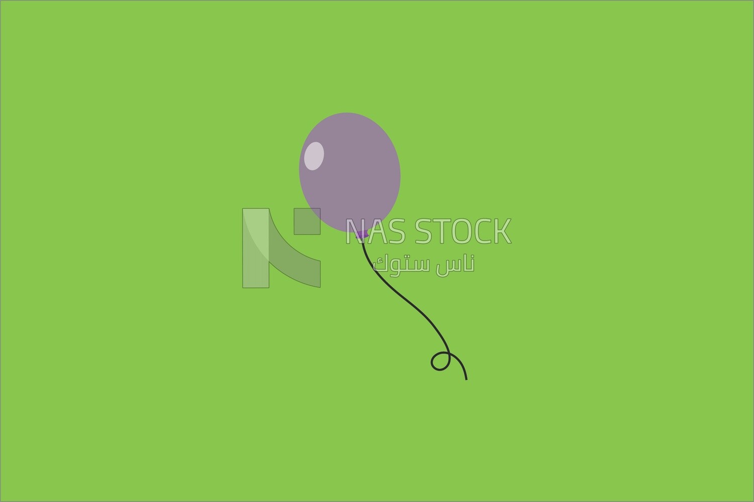 Purple balloon