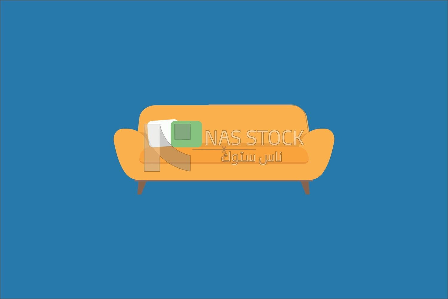 Yellow sofa