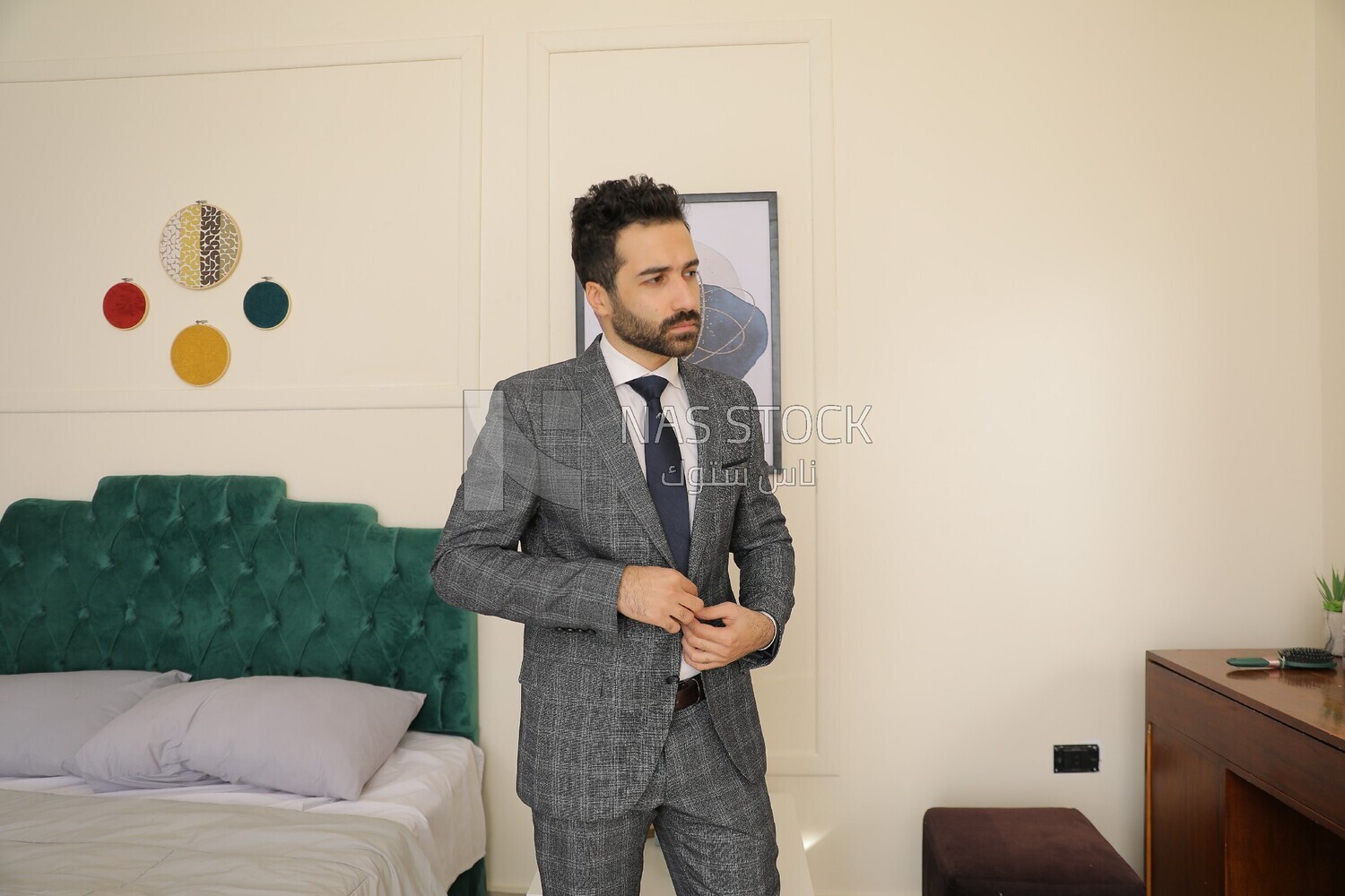 a man wearing a suit