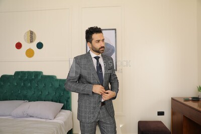 a man wearing a suit
