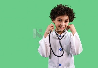 A boy dressed as a cooker