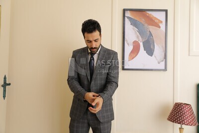 a man wearing a suit