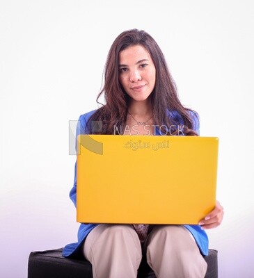 A woman wearing casual clothes