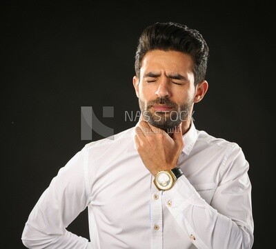 A man wearing casual clothes