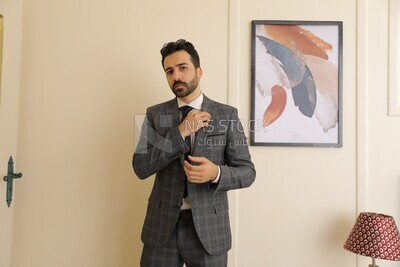 a man wearing a suit