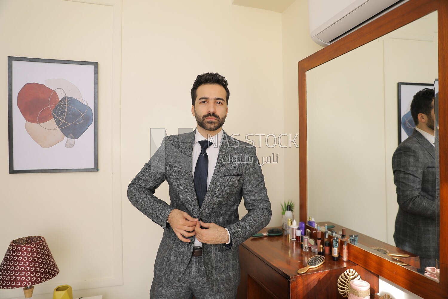 a man wearing a suit