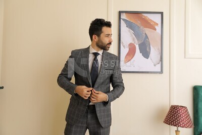 a man wearing a suit
