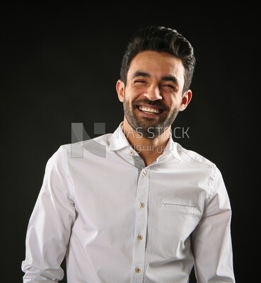 A man wearing casual clothes