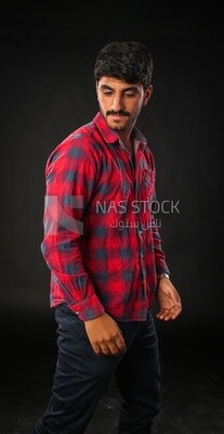A man wearing casual clothes