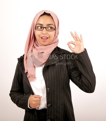 A woman wearing hijab casual clothes