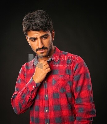 A man wearing casual clothes
