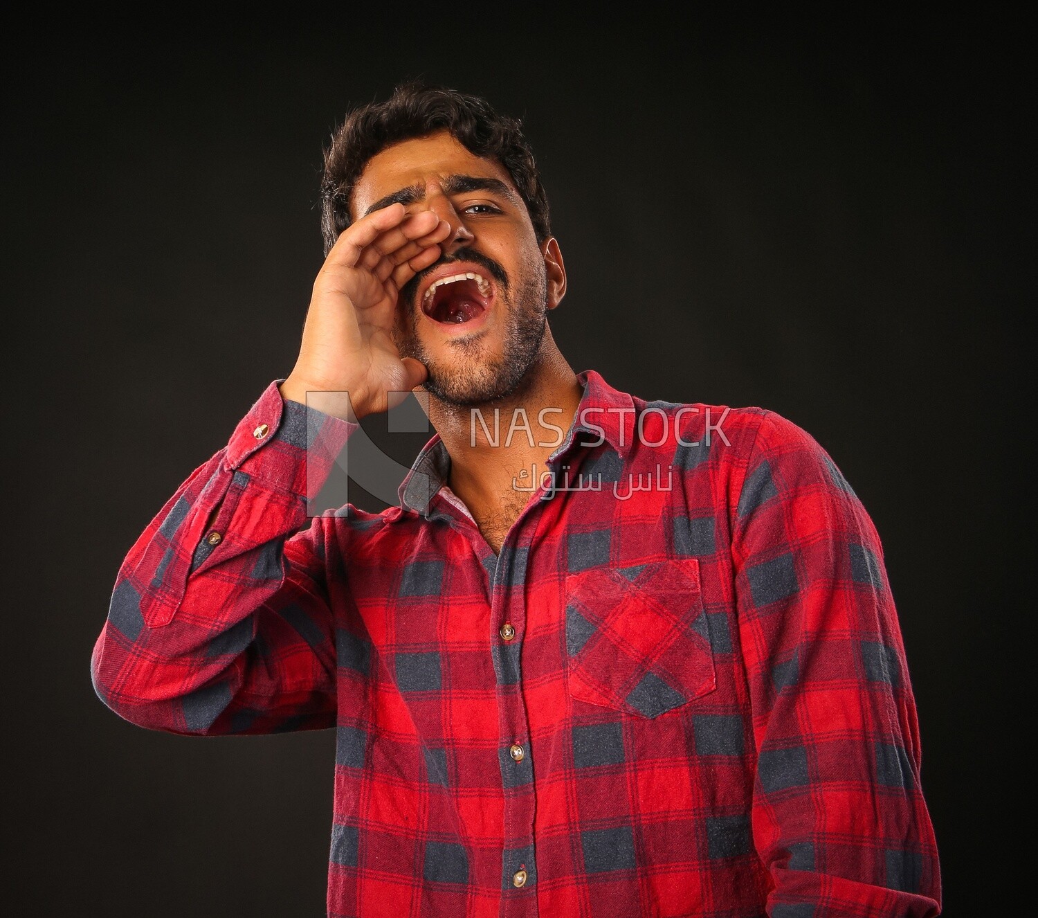 A man wearing casual clothes