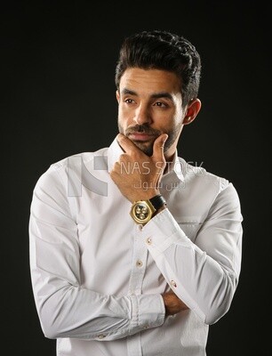 A man wearing casual clothes