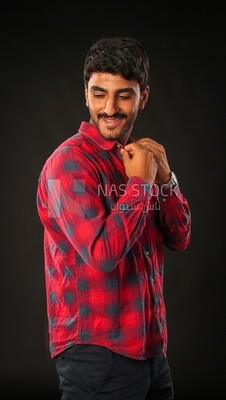 A man wearing casual clothes