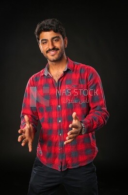 A man wearing casual clothes