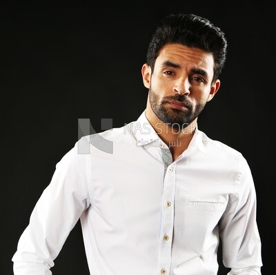 A man wearing casual clothes