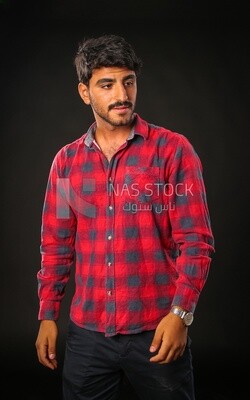 A man wearing casual clothes