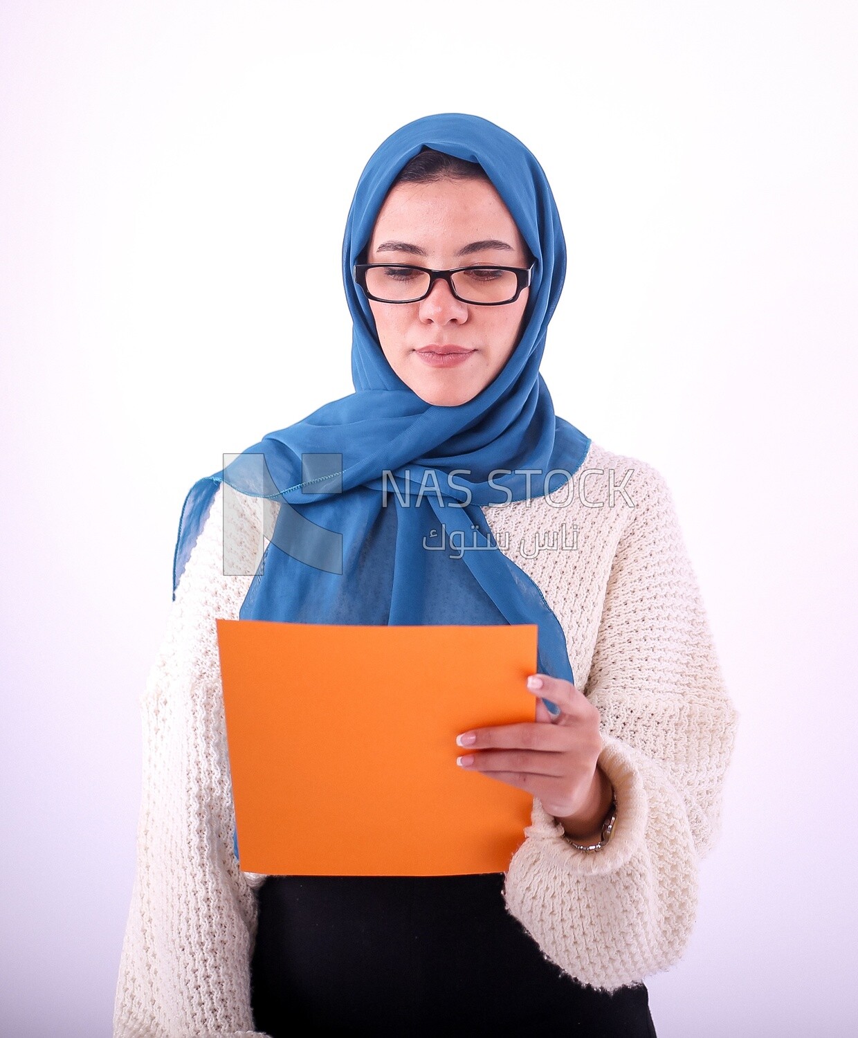 A woman wearing hijab casual clothes