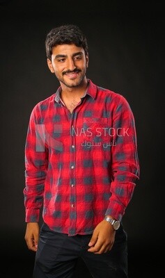 A man wearing casual clothes