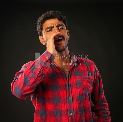 A man wearing casual clothes