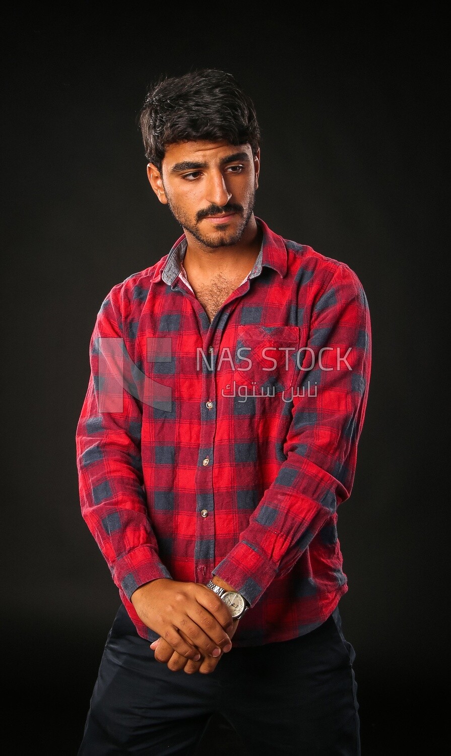 A man wearing casual clothes