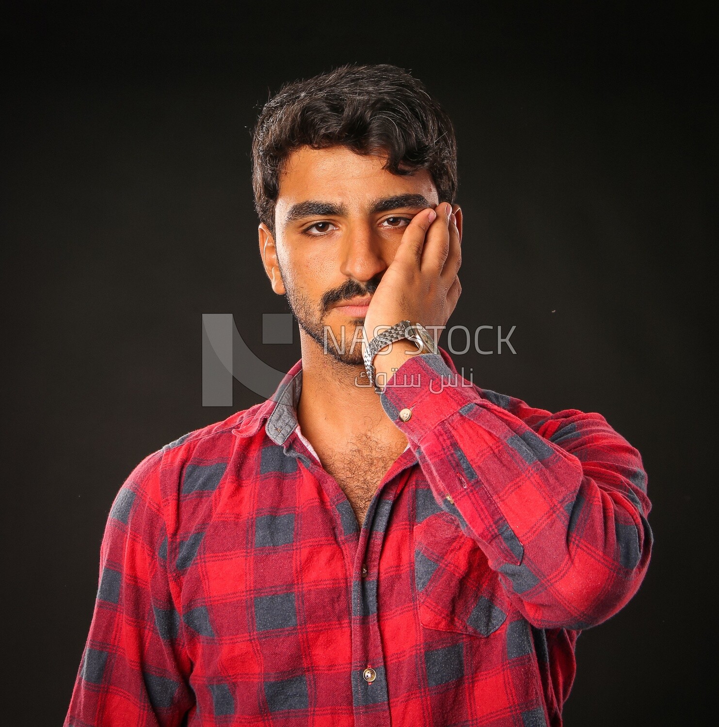 A man wearing casual clothes