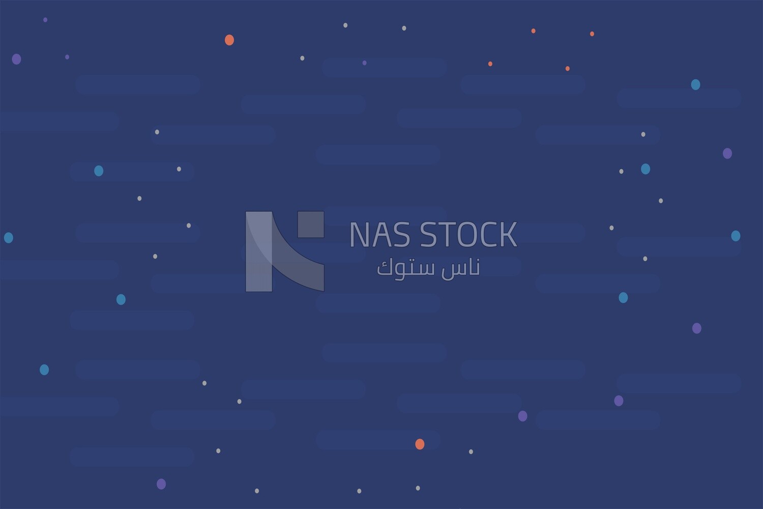 Dark blue background