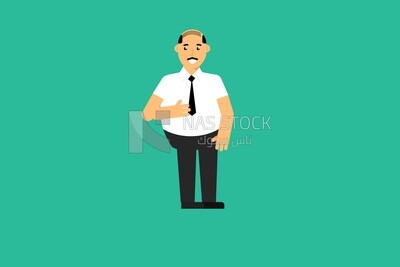 Middle aged man
