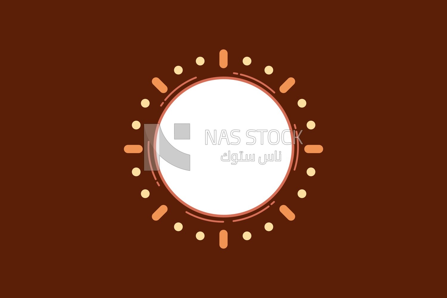 Style icon design with Decorations and gradient color