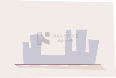 Transparent Buildings Background
