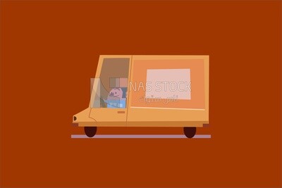 Delivery truck