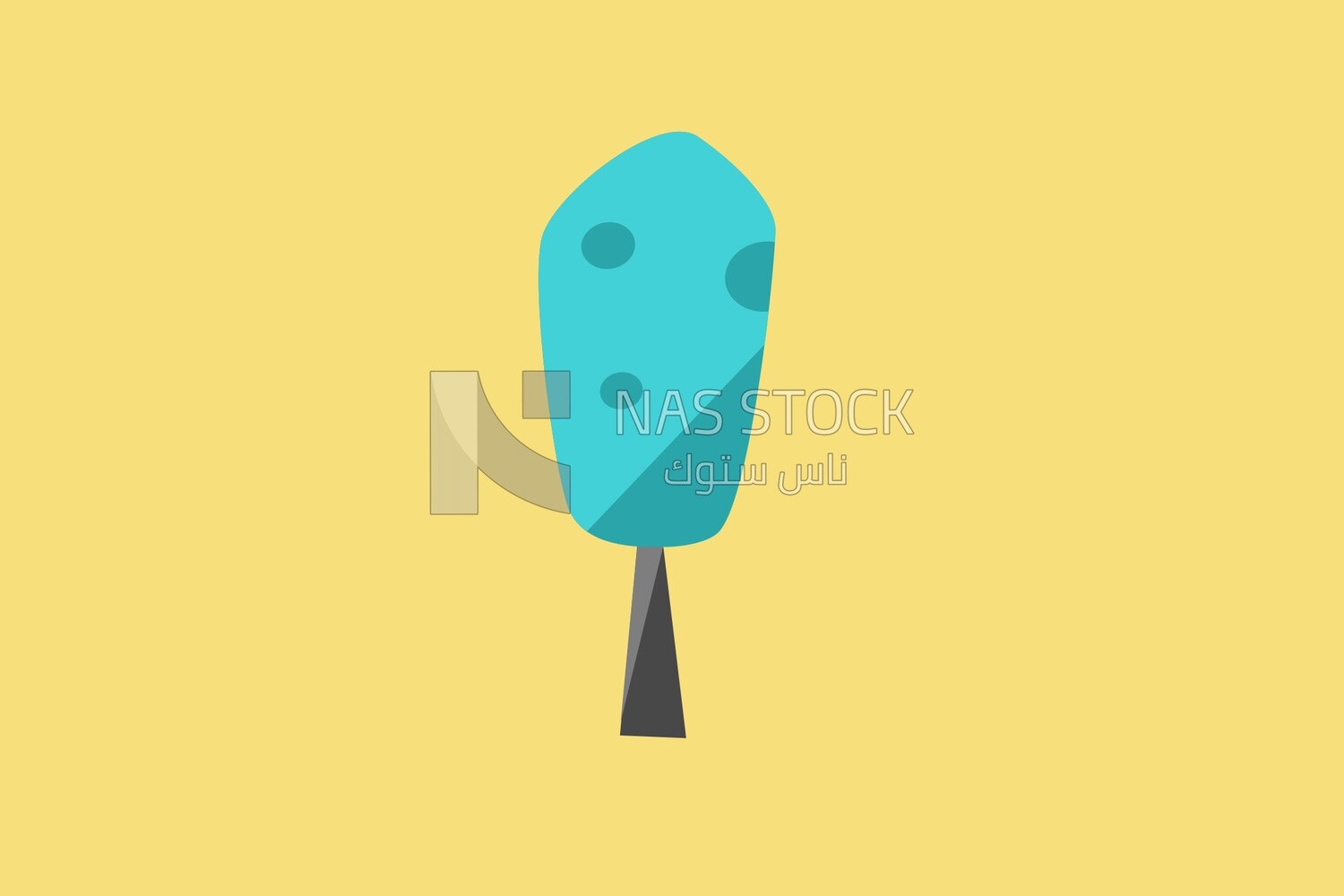 Tall round bush