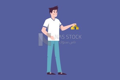 Guy with gift