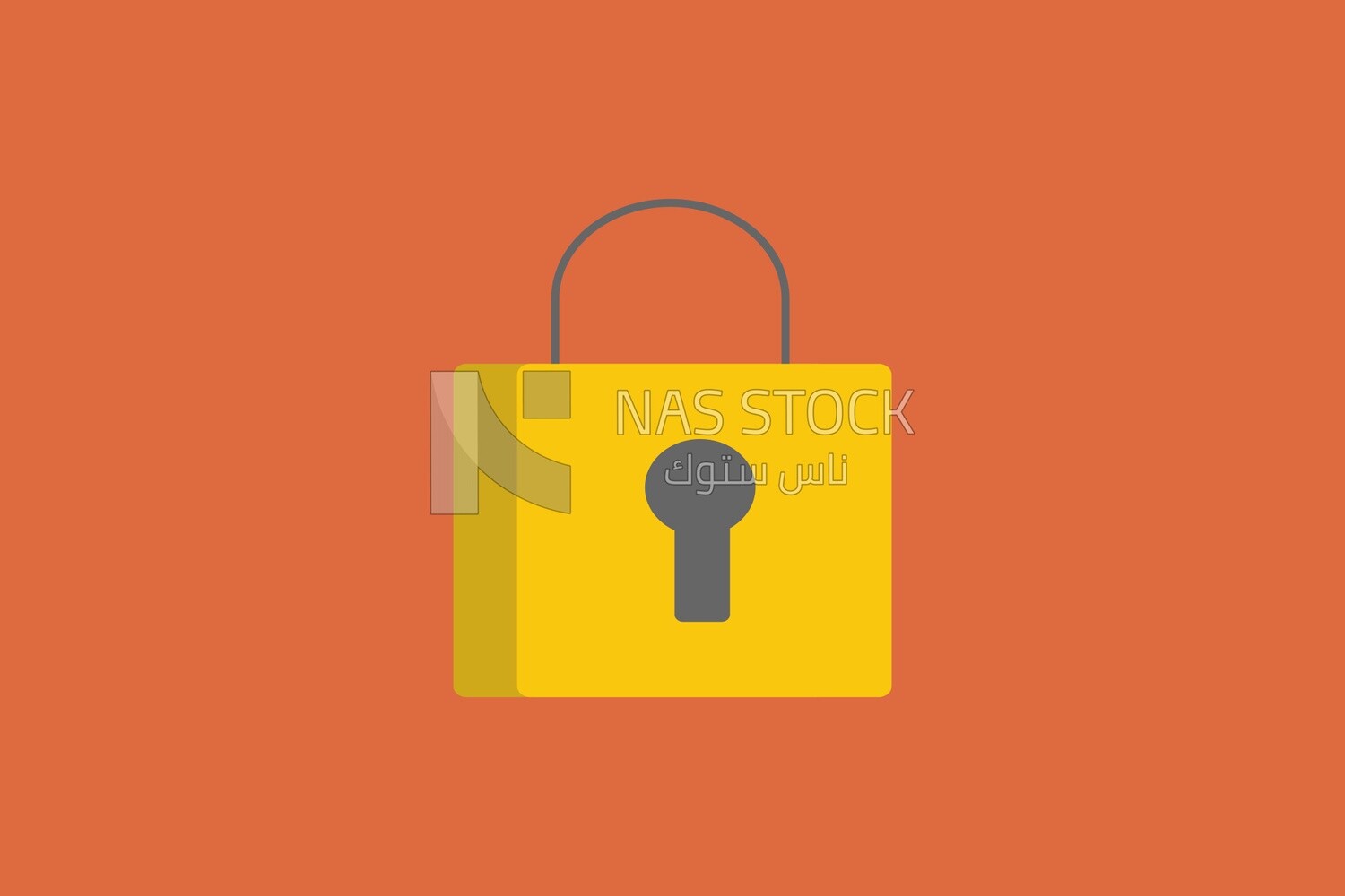 Yellow lock