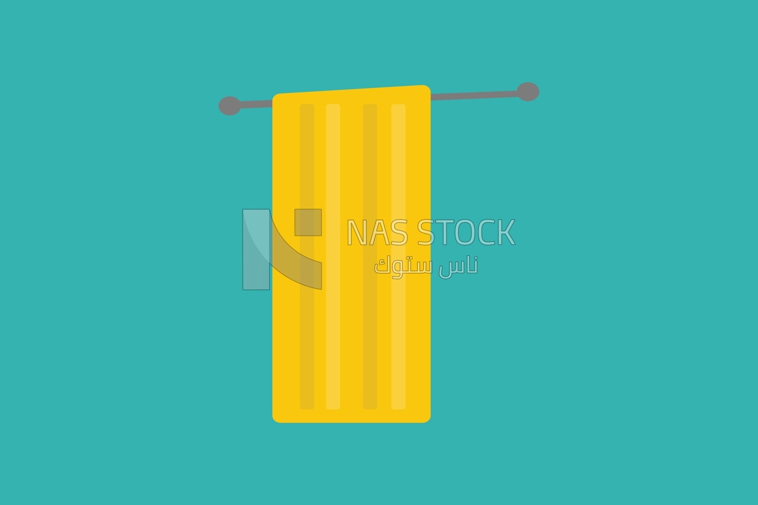Yellow curtain