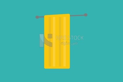 Yellow curtain