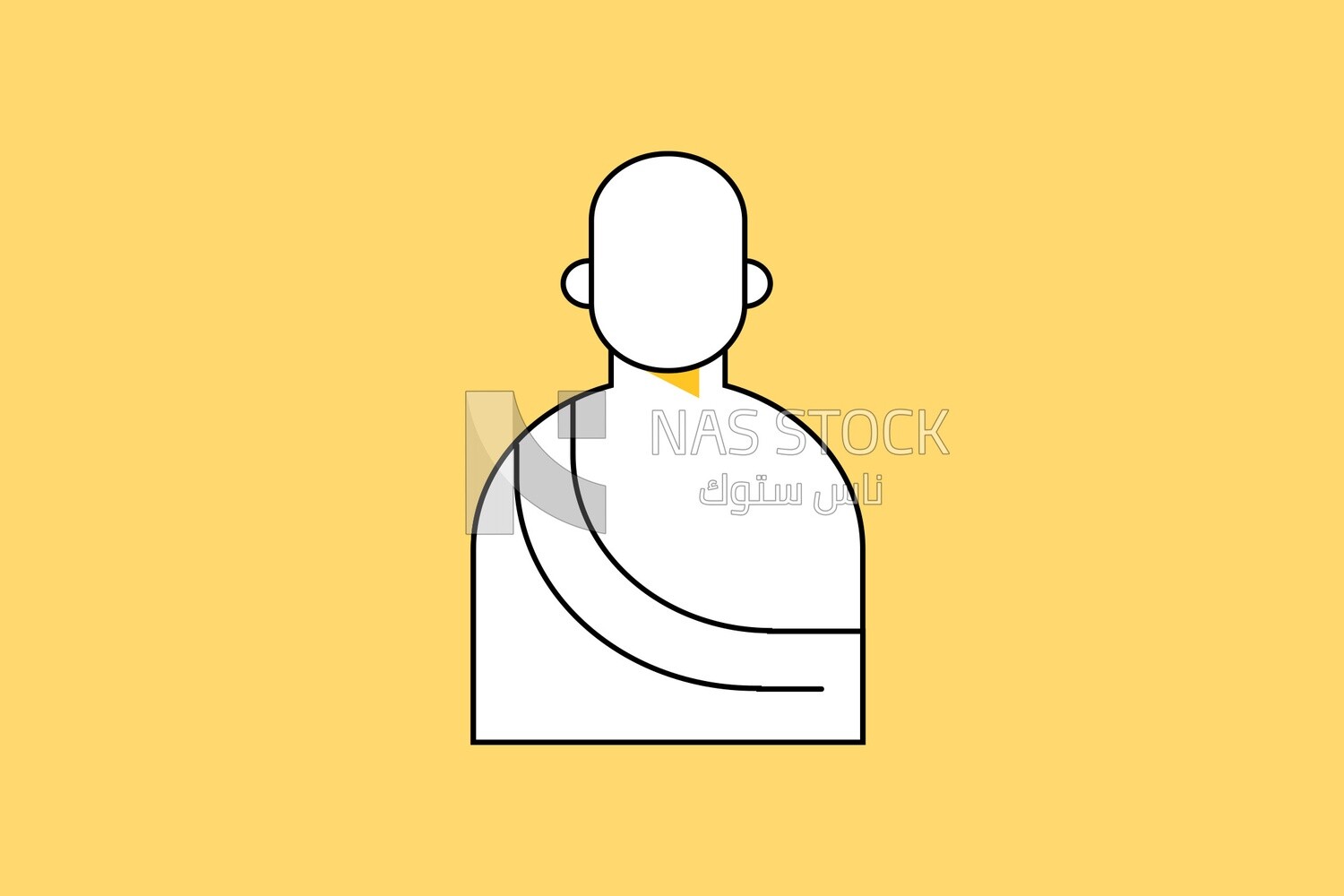 Man in Ihram clothes