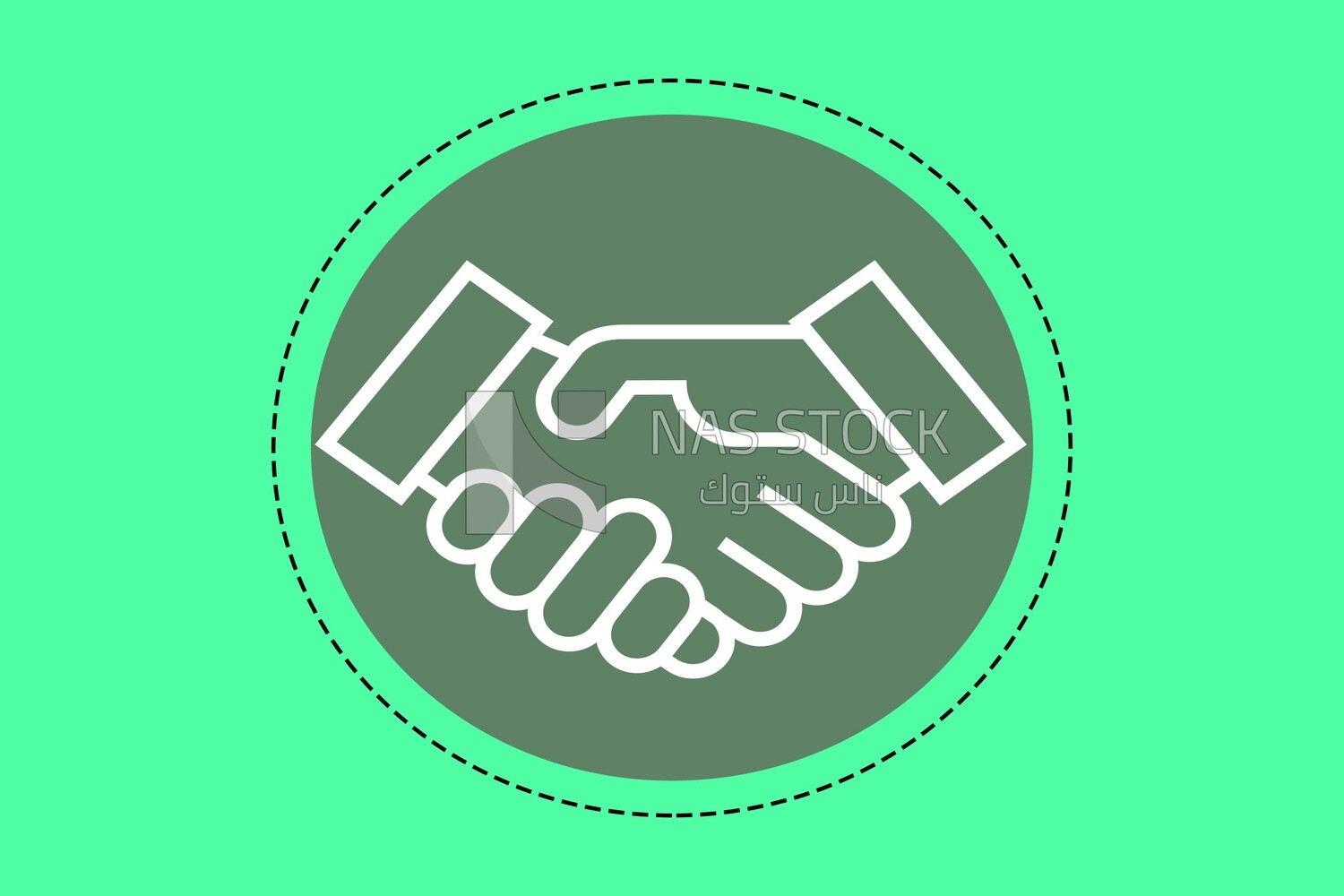 Handshake in the circle