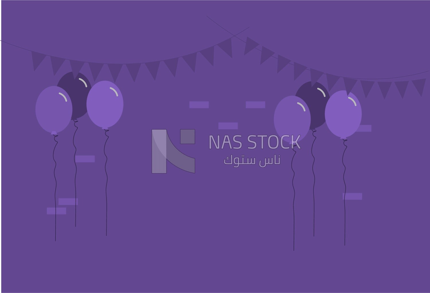 Background with balloons