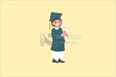 Graduating girl