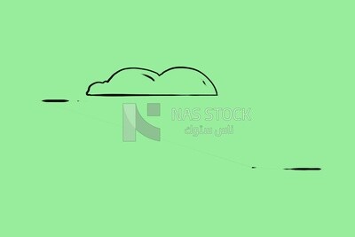 Hand drawn cloud