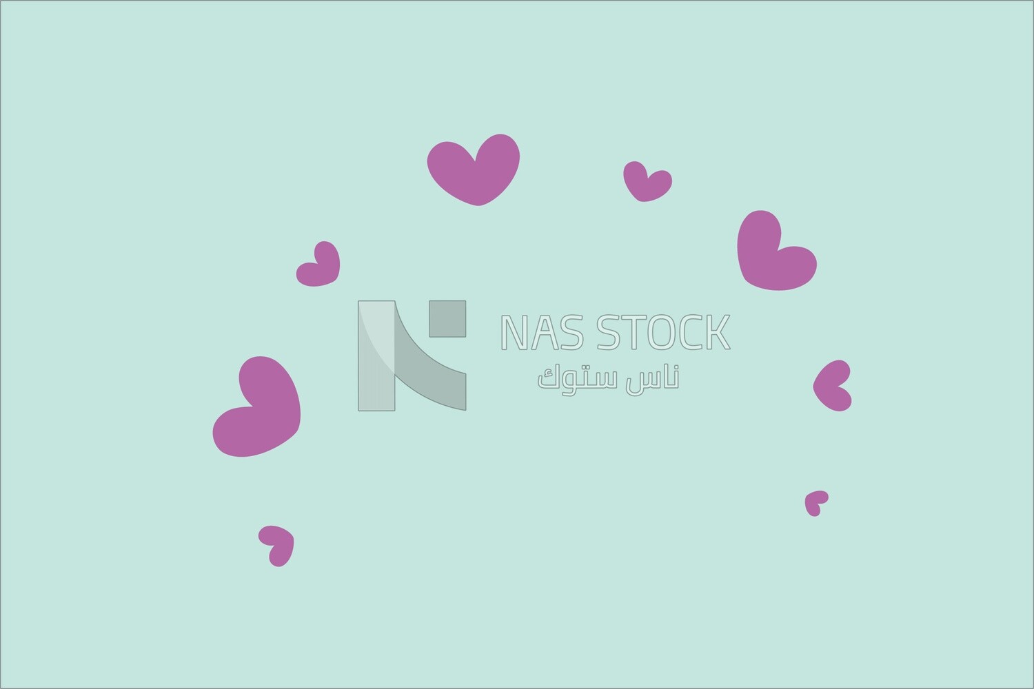 Frame of hearts