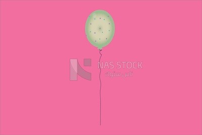 Green balloon